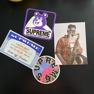 Supreme pack of four assorted stickers
